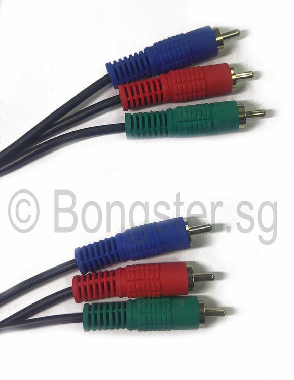 RCA component Red Green Blue Cable, 1.7 meters