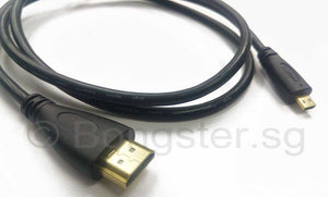 HDMI Male to Micro HDMI Male Cable (90cm)