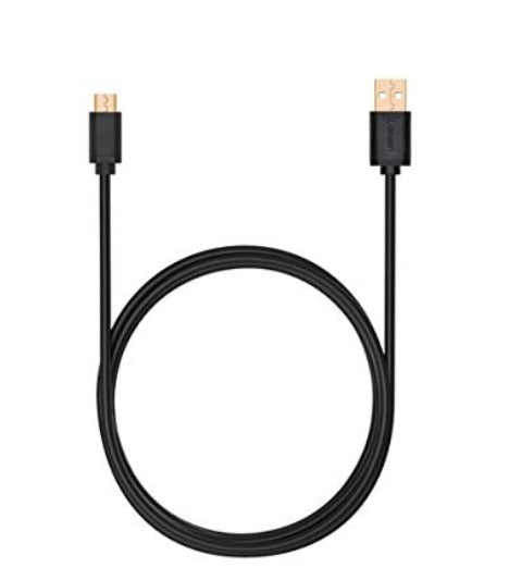 Ugreen 10836 USB 2.0 to Microusb Cable 1 meter Black Charge and Sync Cable
