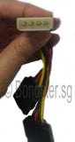 Power Cable Molex IDE to Serial ATA Power Adapter 4 Pin to 12 Pin Cable Y Cable