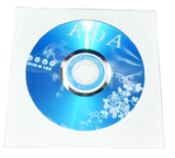 100 pieces per pack white paper CD DVD sleeves