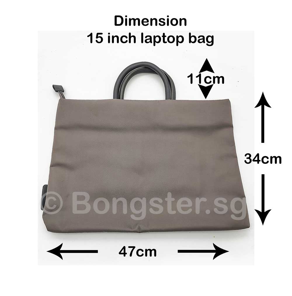 14 inch 15 inch hand carry laptop bag with free pouch