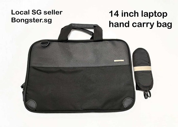 Kalidi 14 inch laptop hand carry bag with sling Black