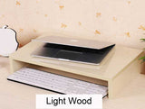 Sturdy 1 level wooden laptop riser Ergonomic stand, Model H