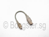 Mini USB Male to USB Type A Male cable 10cm