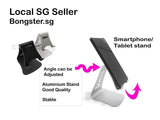 Metallic Swivel Adjustable angle mobile phone tablet stand
