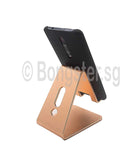 Mobile phone tablet stand holder stable metal metallic Gold
