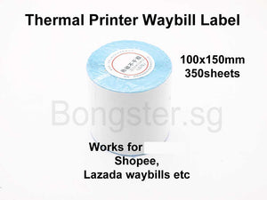 Thermal Printing Waybill Label Self Adhesive Waterproof Paper Roll 100 x 150mm