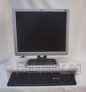 Sturdy 1 single Level Wooden LCD/LED monitor Ergonomic Stand Riser Thick wood
